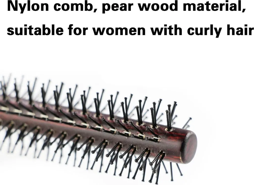 Spazzola Professionale per Barba e Capelli Uomo - 21cm Nylon - 3