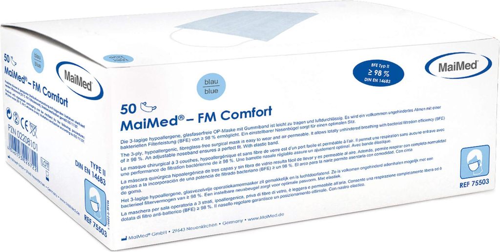 Maschera chirurgica non sterile 75503 50 pz Immagine del prodotto 
