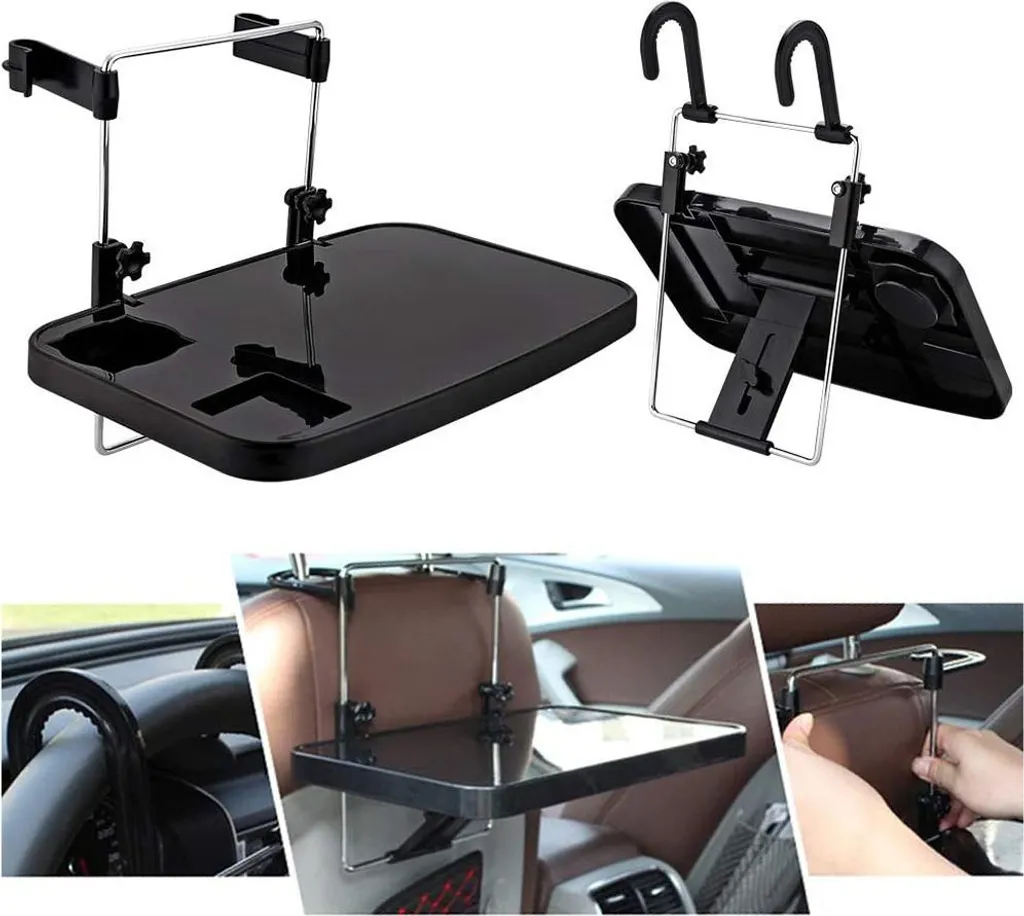 Support ordinateur de voiture modulable avec porte-gobelet intégré