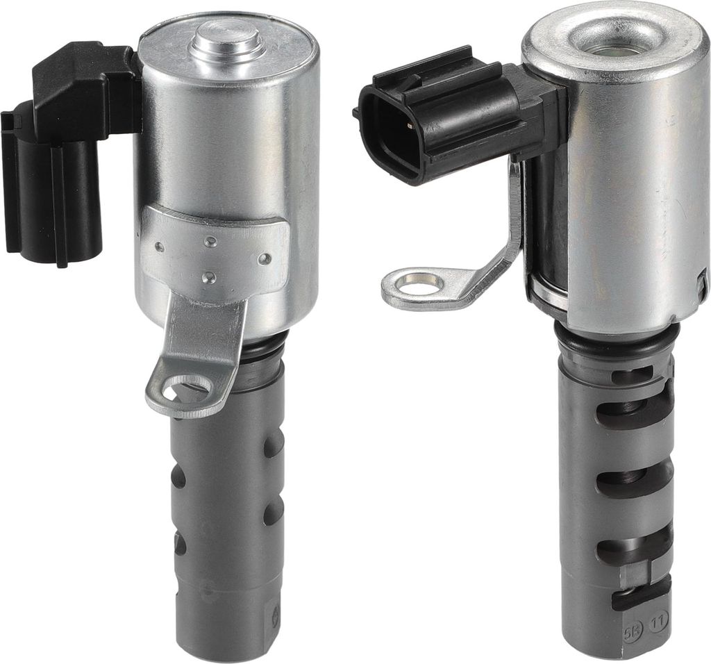 2 Stück Ölsteuerungs-VVT-Ventil kompatibel für Toyota, Metall Silberton