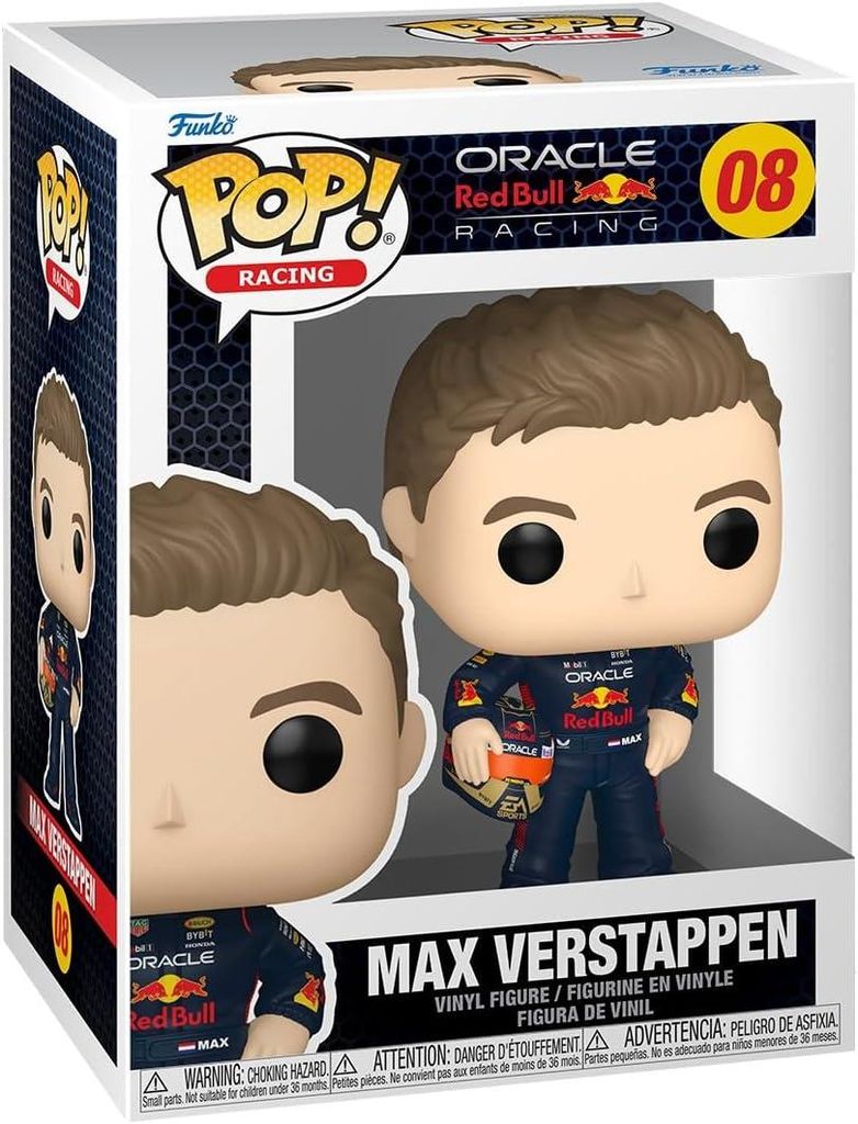 Formule 1 Funko POP! – Max Verstappen #08 Obrázek produktu 
