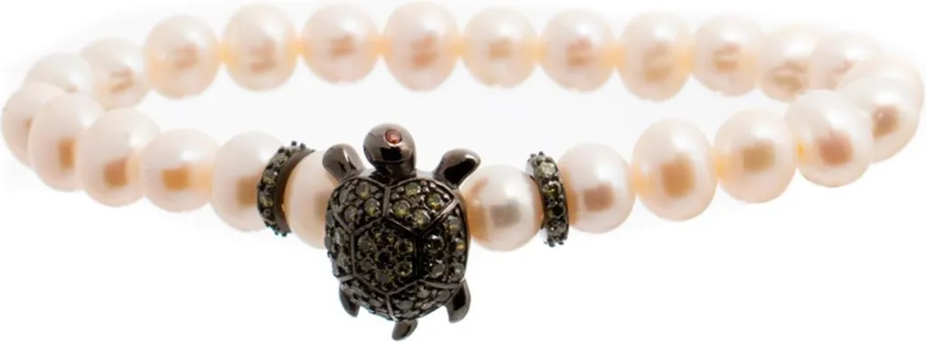 Bracelet Femme Lancaster jlabrtrtle3wh Tortue Blanche en Argent Massif