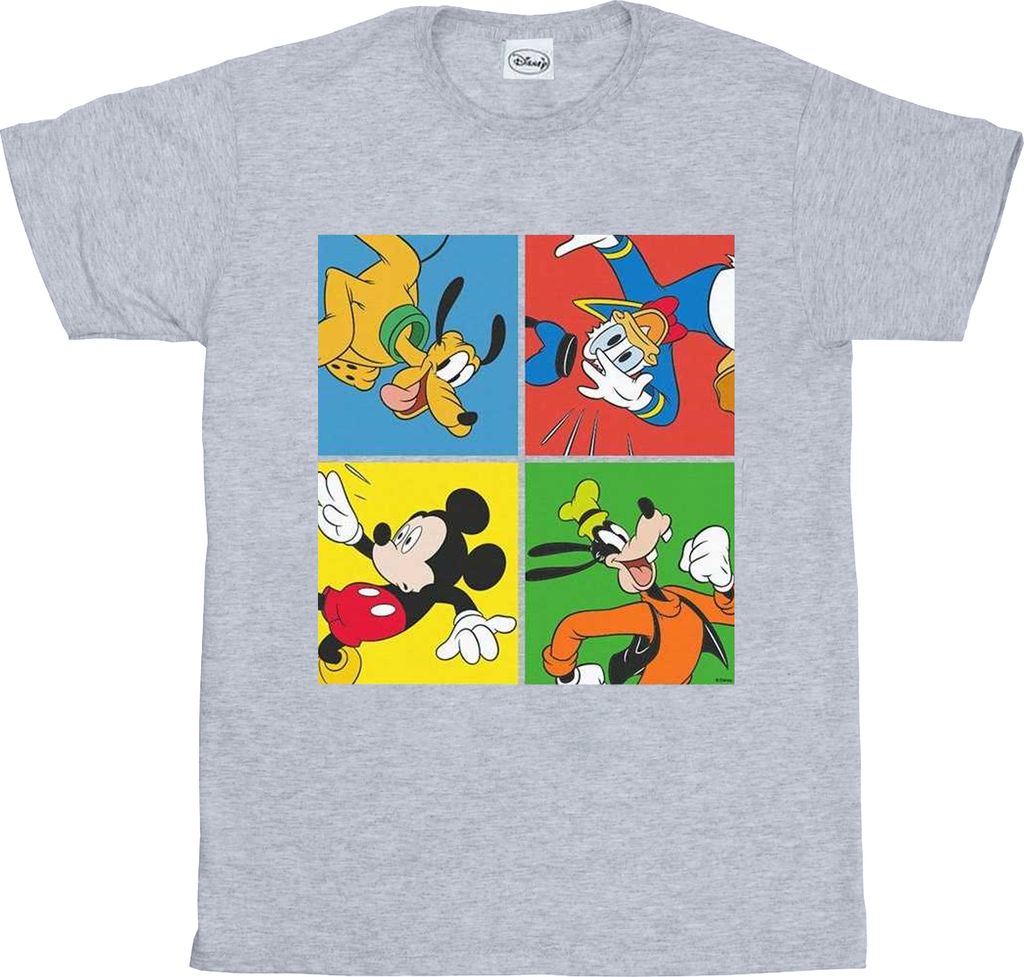 Disney - T-Shirt für Herren BI40206 (S) (Grau)