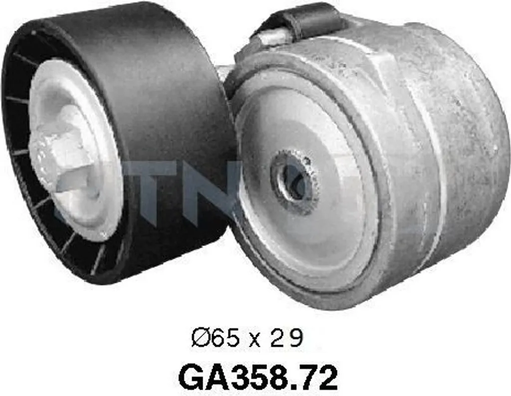 Galet tendeur robuste SNR GA358.72 compatible Alfa Romeo GTV et Spider