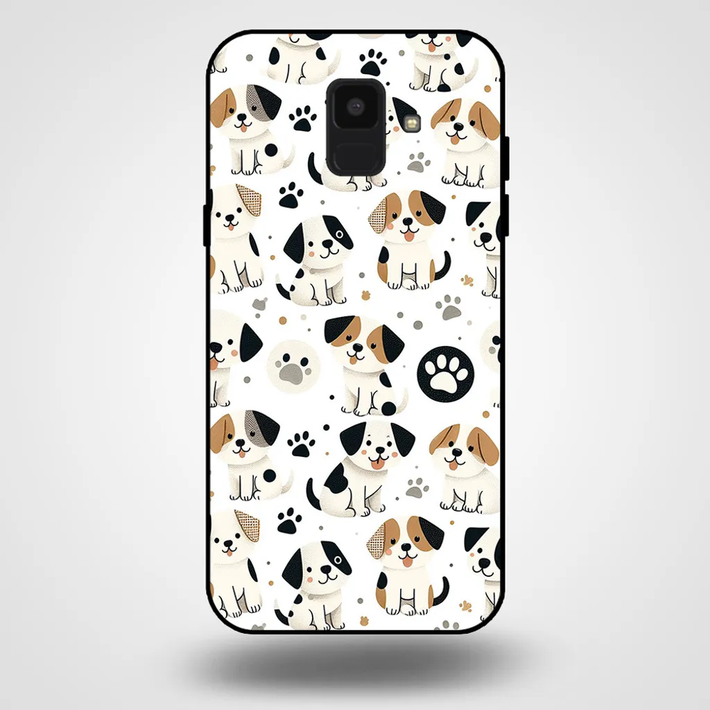Custodia Samsung Galaxy A6 2018 Cani - Cover TPU Smartphonica