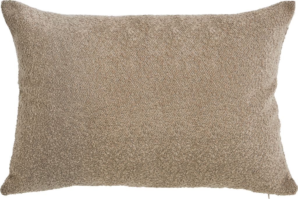 Kissenhülle »Touch«, done. (1 Stück), Einfarbige Kissenhülle aus weichem Bouclé-Stoff