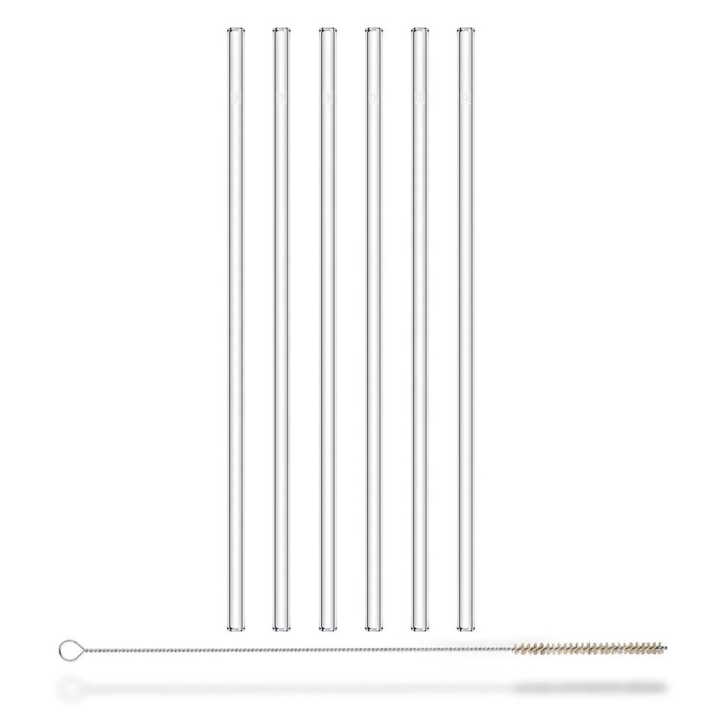 Skleněná brčka HALM na láhve rovná 30 cm extrémně stabilní Obrázek produktu 1