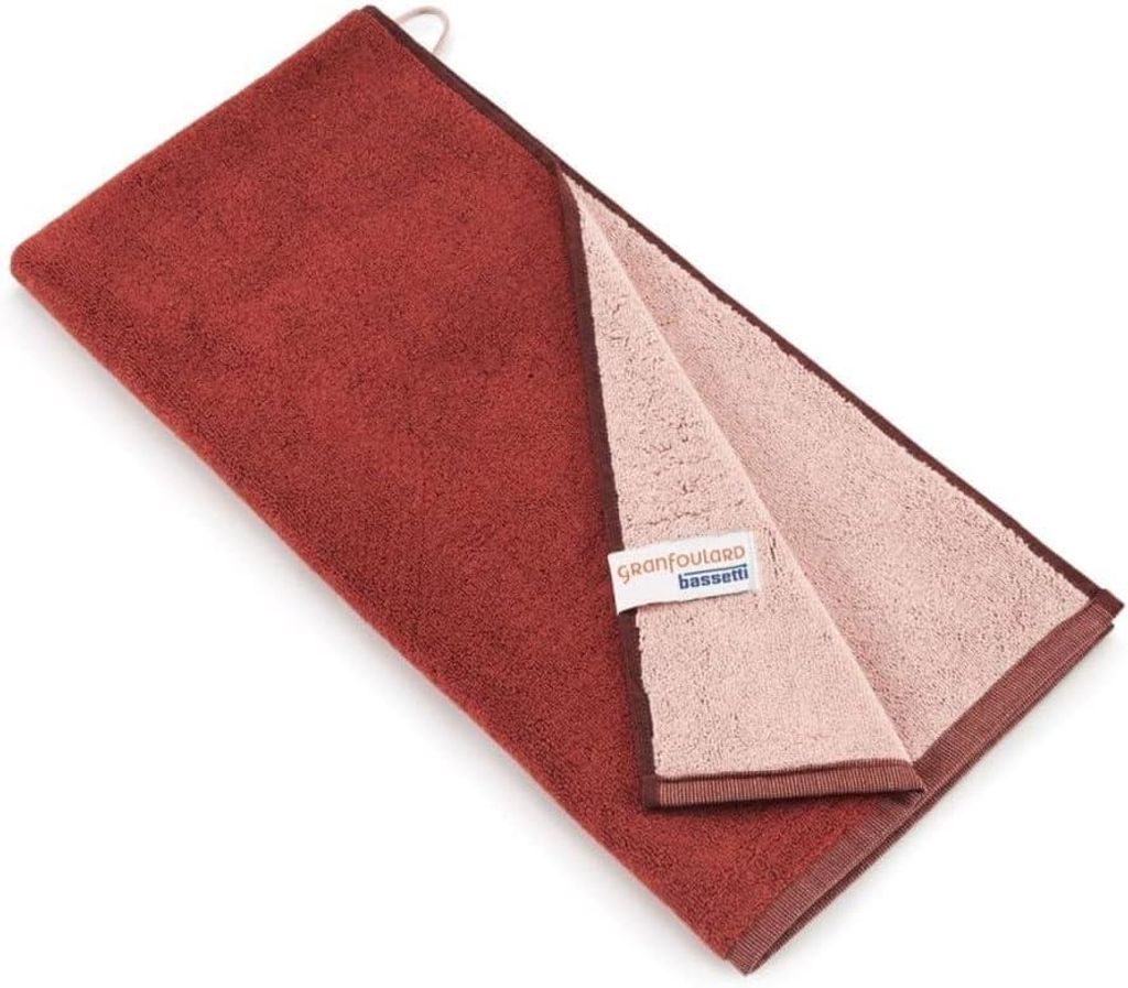 Bassetti Baumwolle-Handtuch NEW SHADES Farbe R1 TERRAKOTTA Größe 50x100
