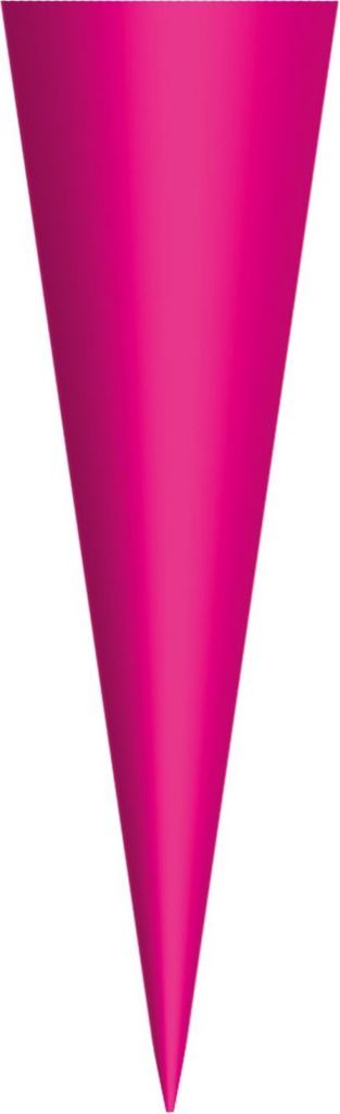Schultüten-Rohling klein zum Basteln pink - 50 cm rund - ohne Verschluss