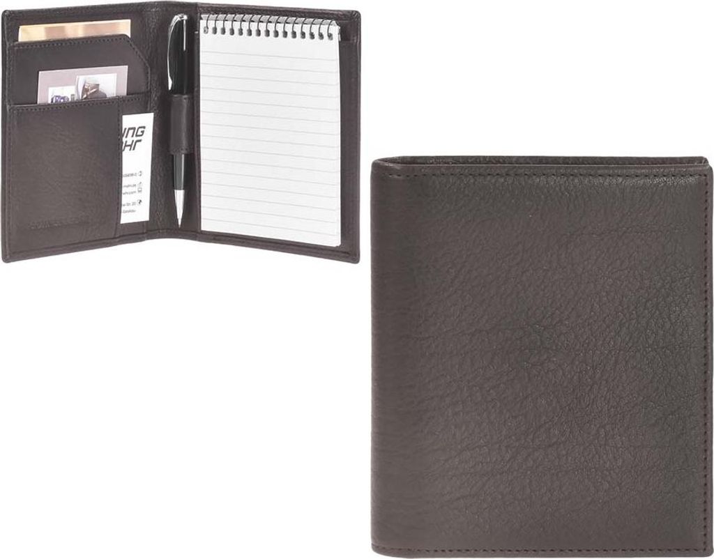 Sonnenleder Schreibmappe Leder Twain A7 mocca