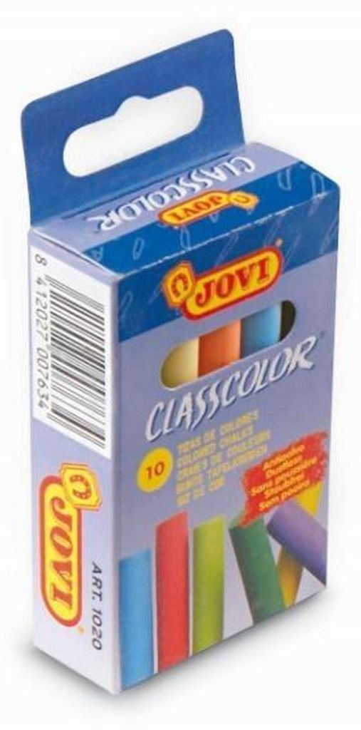 JOVI 1020 JOVI School Chalks Kreide farbsortiert 10 St. Obrázek produktu 