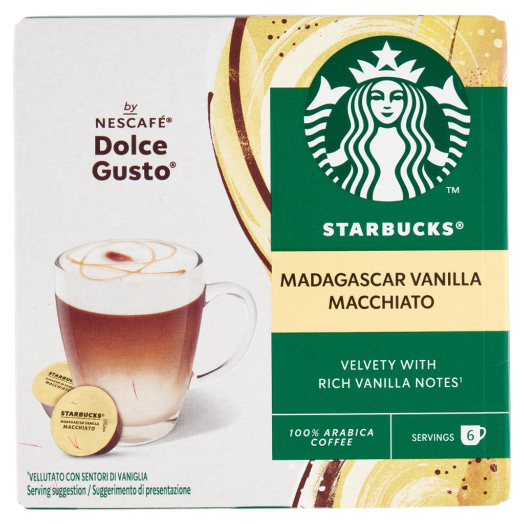 Starbucks Madagascar Vanilla Macchiato per Nescafé Dolce Immagine del prodotto 