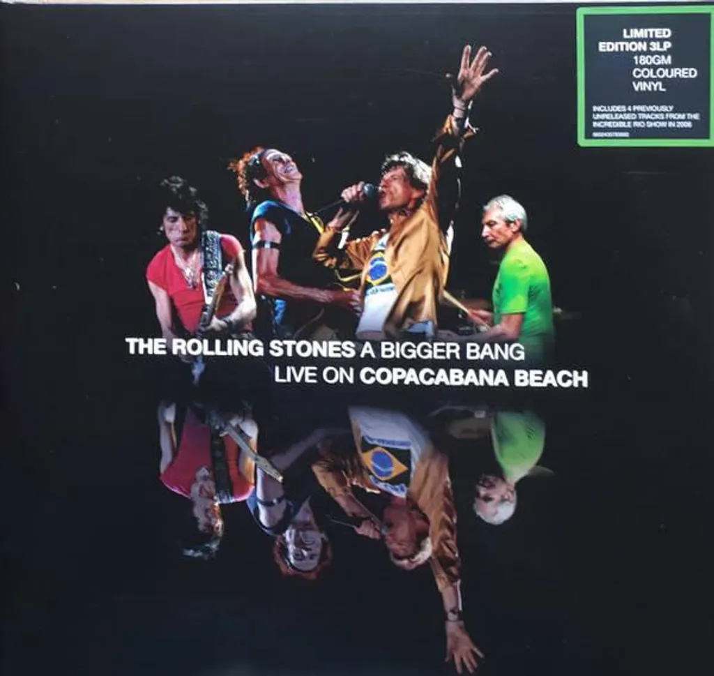 Triple Vinyle The Rolling Stones Live Rio 2006 Idéal pour Platine Rock