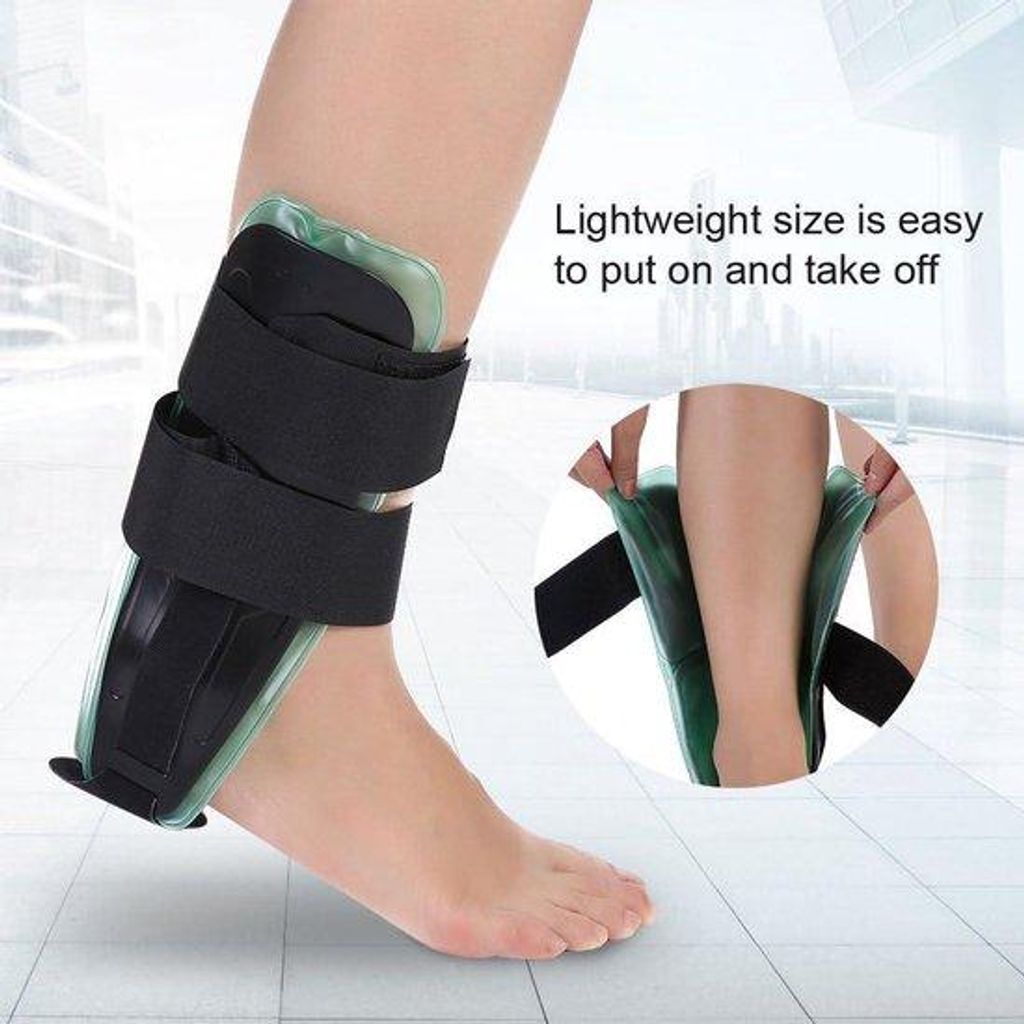 Gel-Ankelstütze für Fußgelenk Unterstützung und Stabilisierung für Tendinitis und verletzte Knöchel - für Laufen, Fußball, Volleyball und B...