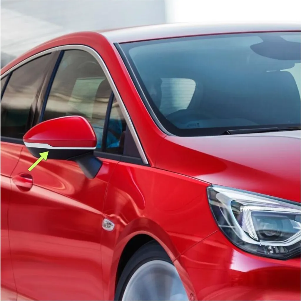 KS1308 Coques de rétroviseurs pour Astra K 2015-2022 - Finition Noire