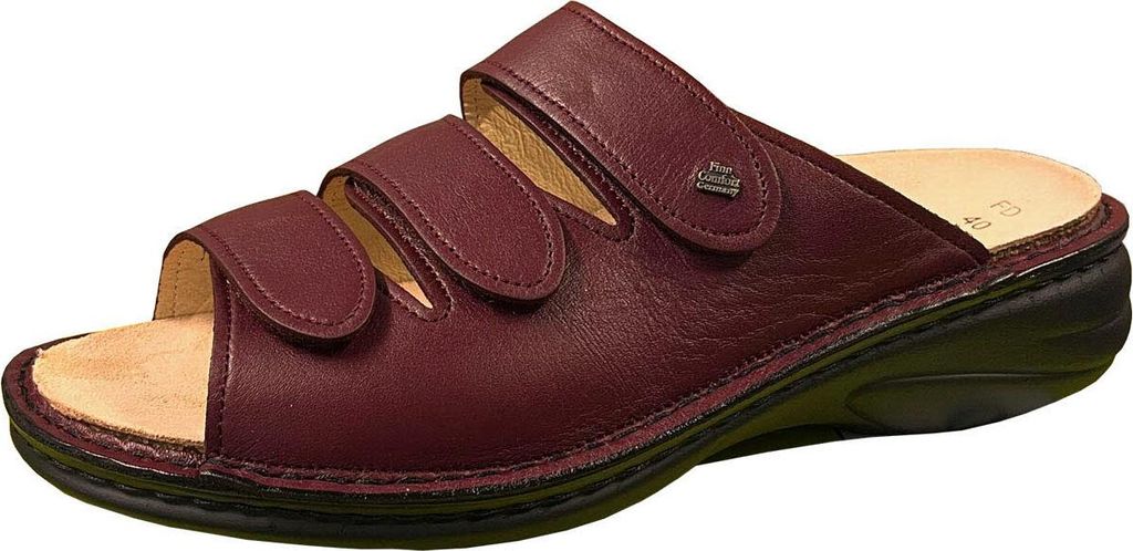 Finn Comfort Komfort Pantoletten KORFU Damen 31363630343430 Rot 41 EU
