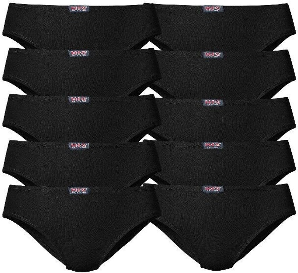 H.I.S. Slip 10 -teilig schwarz, weiß Größe 42