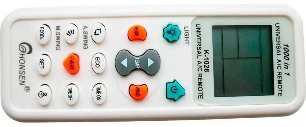 Savio K-1028 Fernbedienung IR Wireless Air conditioner Tasten drücken