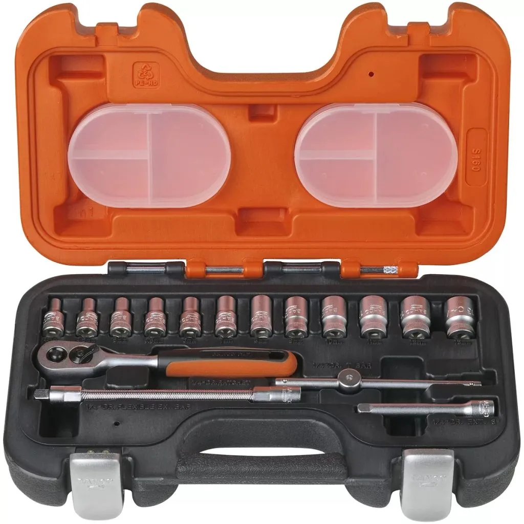 Set Chiavi a Bussola Bahco S160 1/4" - 16 Pezzi - Spedizione Rapida