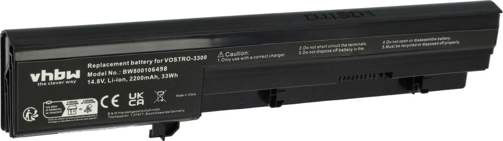 vhbw Akku kompatibel mit Dell Vostro V3300, 3300N, 3350, Produktbild 