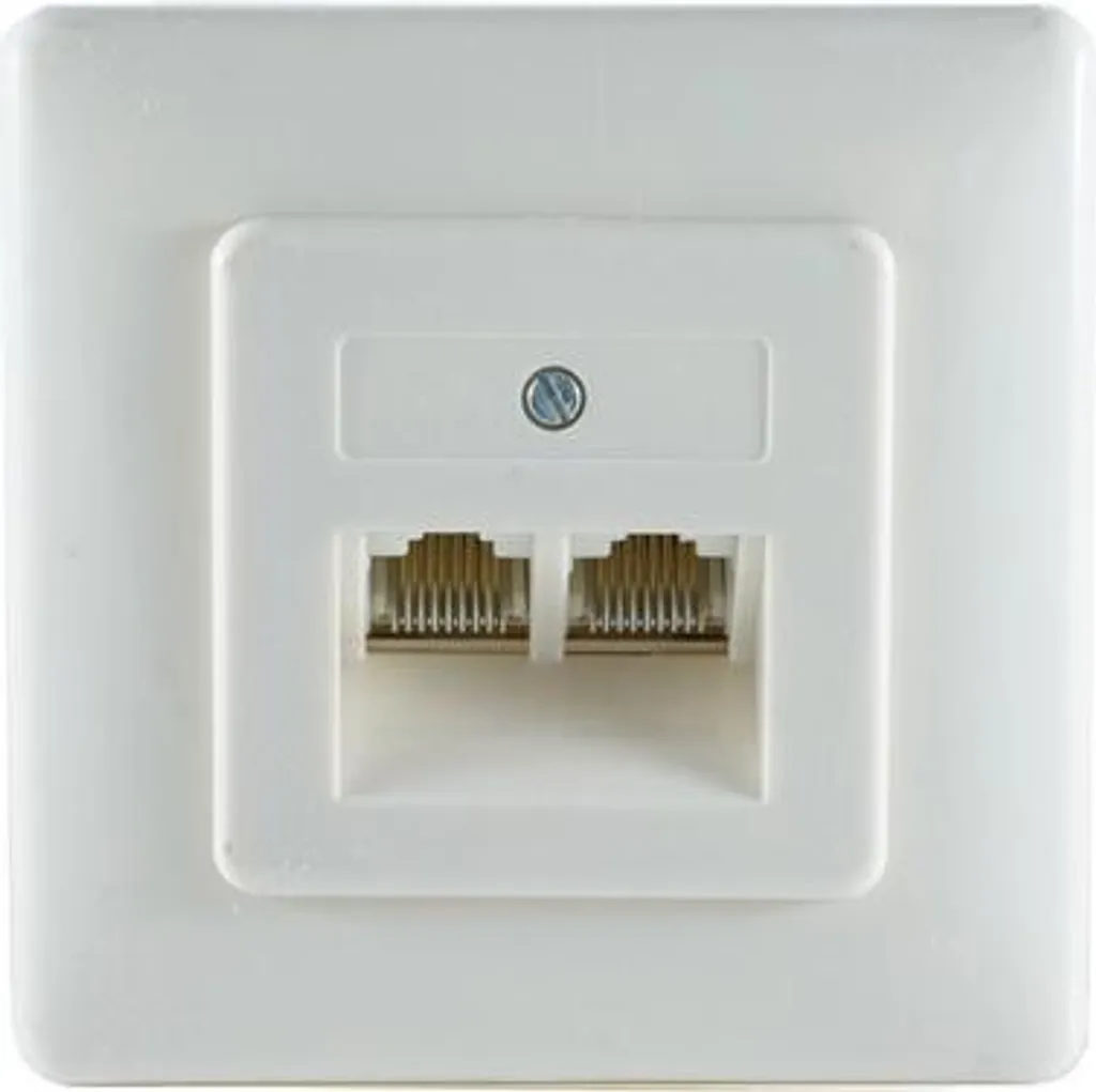 Prise ISDN UAE 8/8 encastrée pour câblage téléphonique professionnel