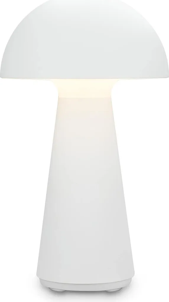 Lampada LED da Tavolo USB Bianco Fungo - Idea Regalo Senza Fili