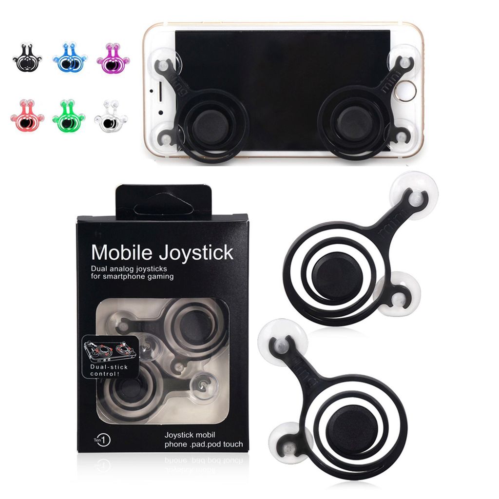 Smartphone Spielejoystick Gamepadstick für Handyspiele Tablet Gadget Controller Kinder Toy Erwachsene Stick (Schwarz)