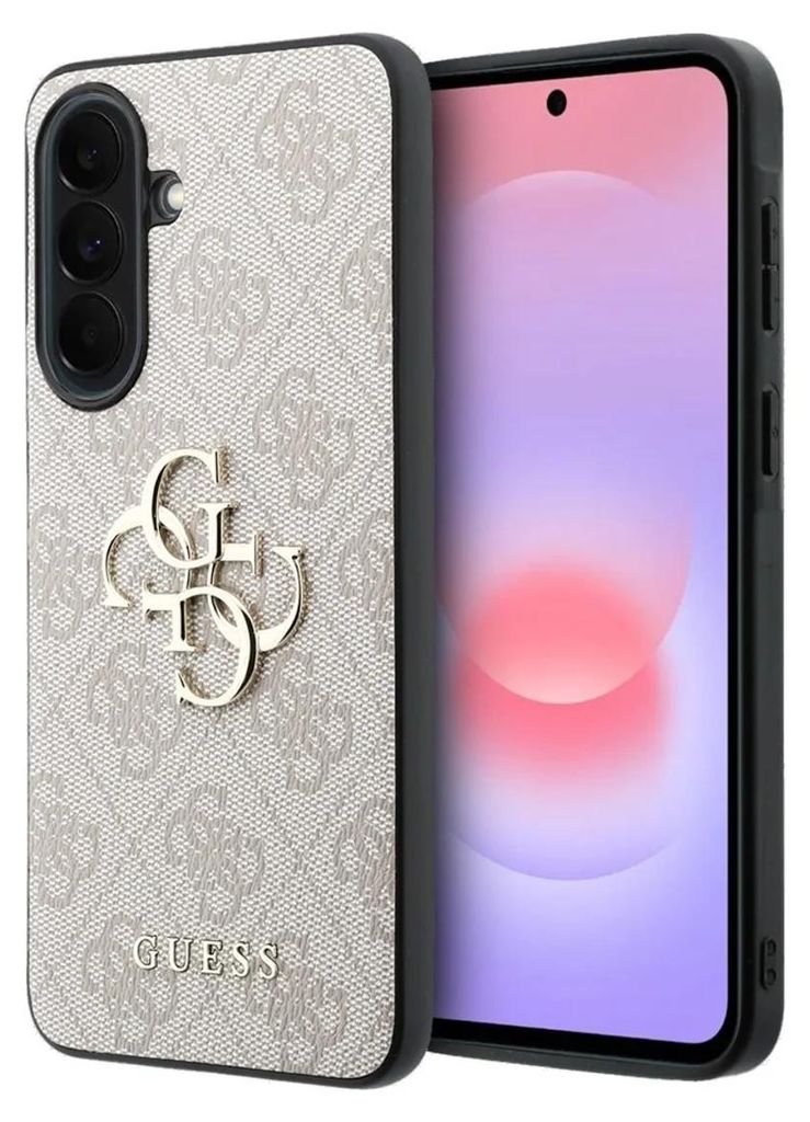 Guess kožený kryt 4G s kovovým logom pre Samsung Galaxy A37 Obrázok produktu 