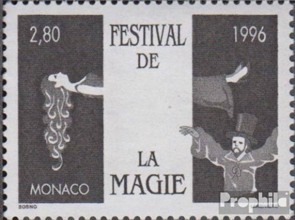 Briefmarken Monaco 1996 Mi 2278 (kompl.Ausg.) postfrisch Zauberkunst