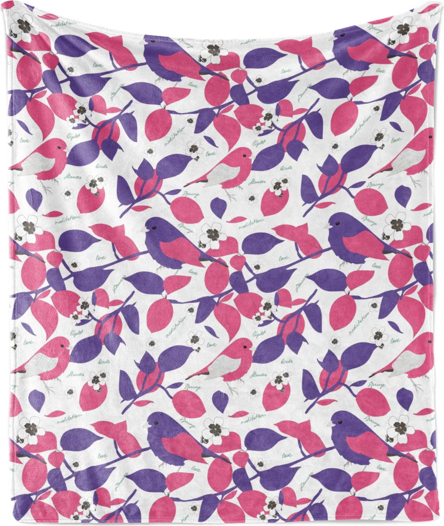 Coperta ABAKUHAUS Animali 175x230 cm - Plaid Morbida Flanella Colorata