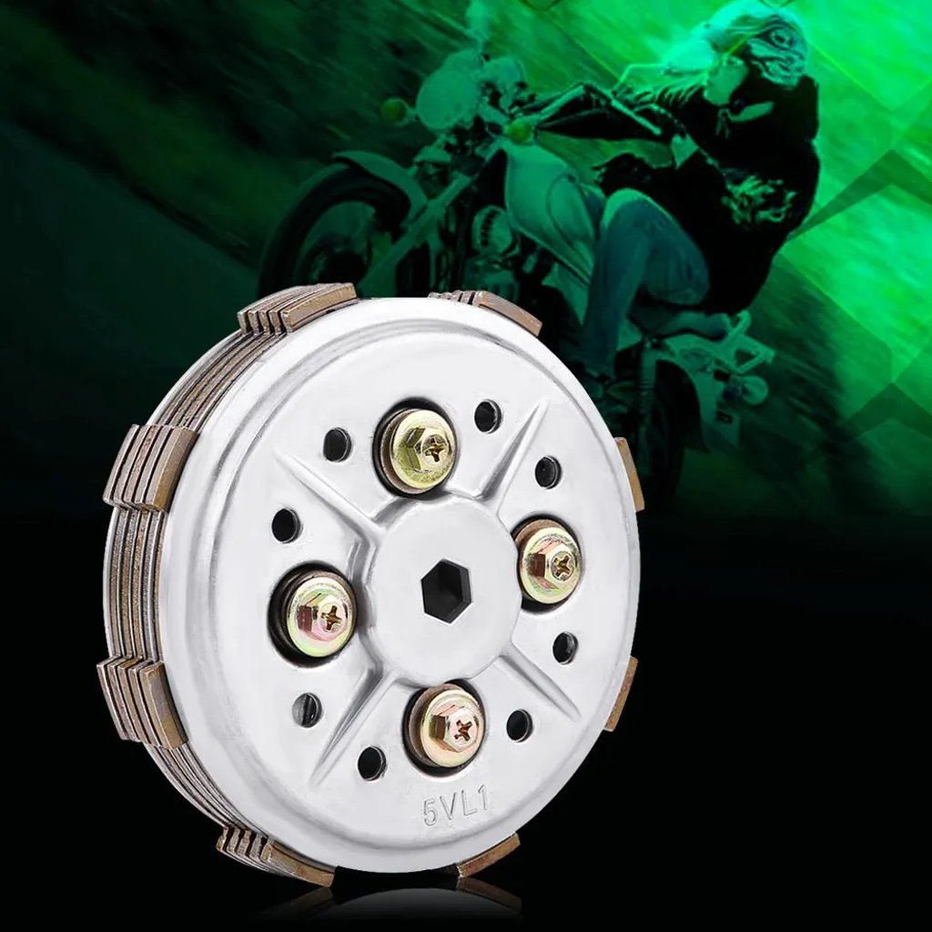 Ensemble Embrayage Complet avec Disque et Plateau pour YBR125 Moto - 5