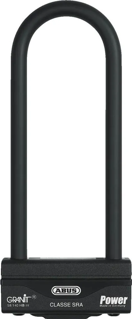 Antivol U Long 310mm ABUS 58/140HB Idéal Stationnement Moto et VAE