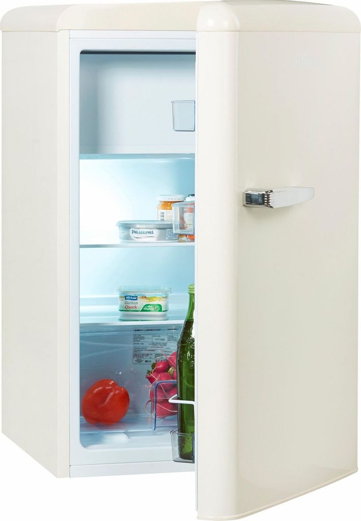 Amica - KS 15615 B - Kühlschrank - Retro Design - Coffee Produktbild 5