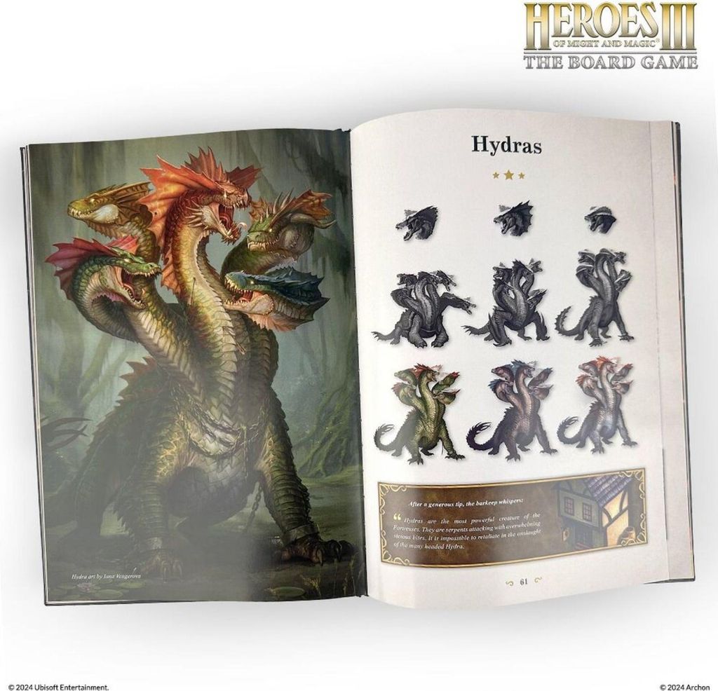 Heroes of Might and Magic III: Das Brettspiel-Kunstbuch