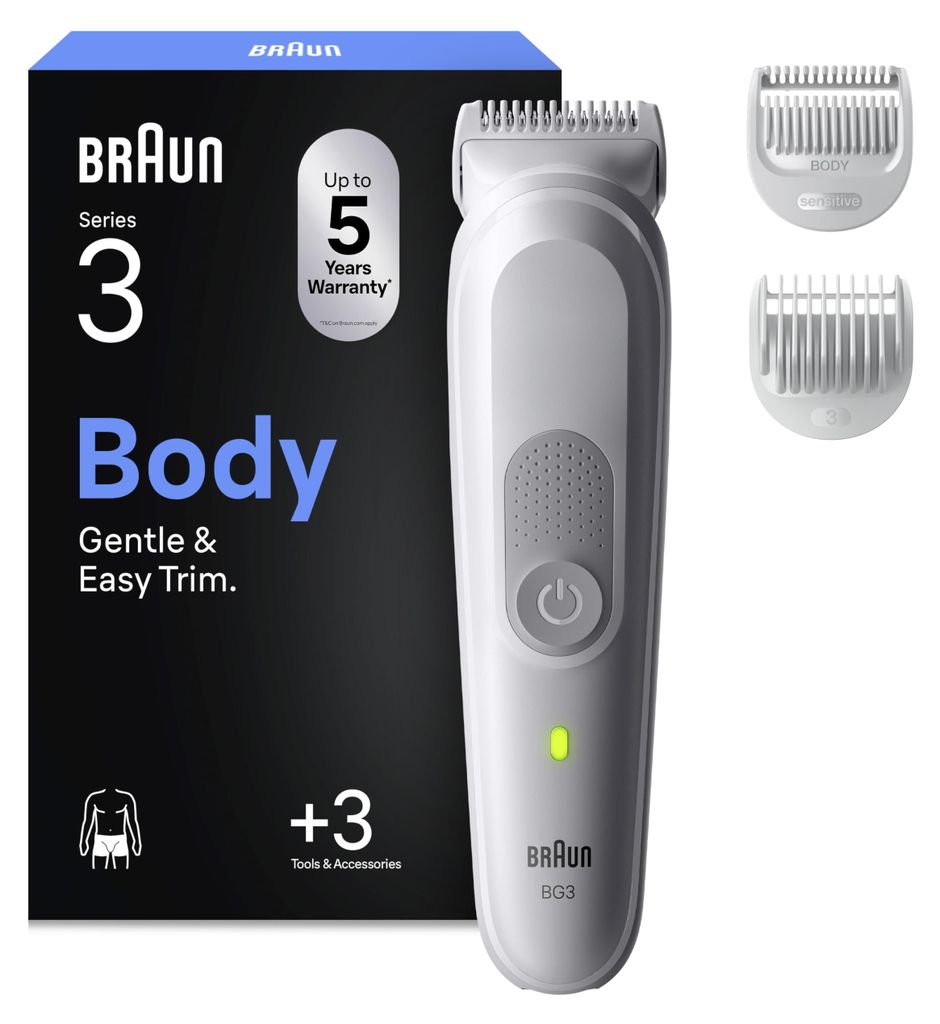 Braun Series 3 BG3530, Akku, Grau Produktbild 