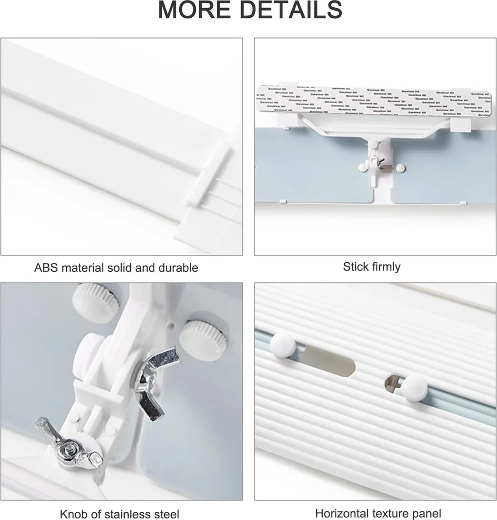 Guide d'air pour climatisation murale ajustable avec ailette de sortie