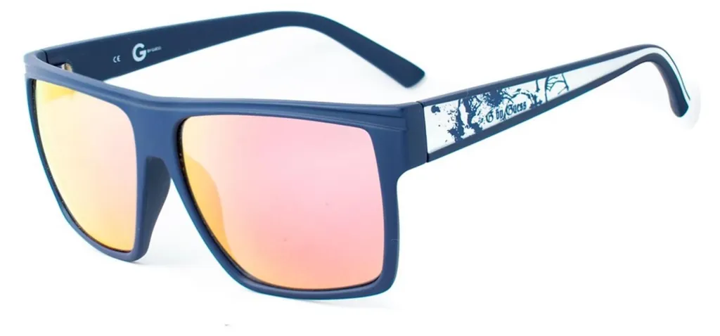 Lunettes Guess GU2053 MBL21F - Monture acétate bleue légère et élégante