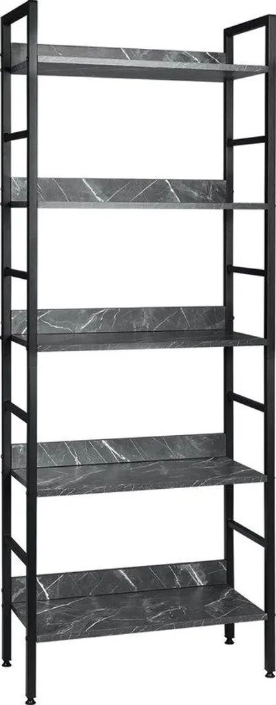 Meuble de rangement noir anti-poussière pour organiser salon et chambre