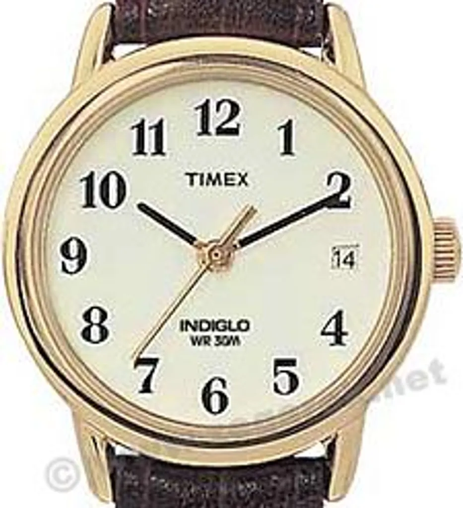 Orologio Timex T20071 Easy Reader Donna - Elegante Pelle Marrone e Oro - 9
