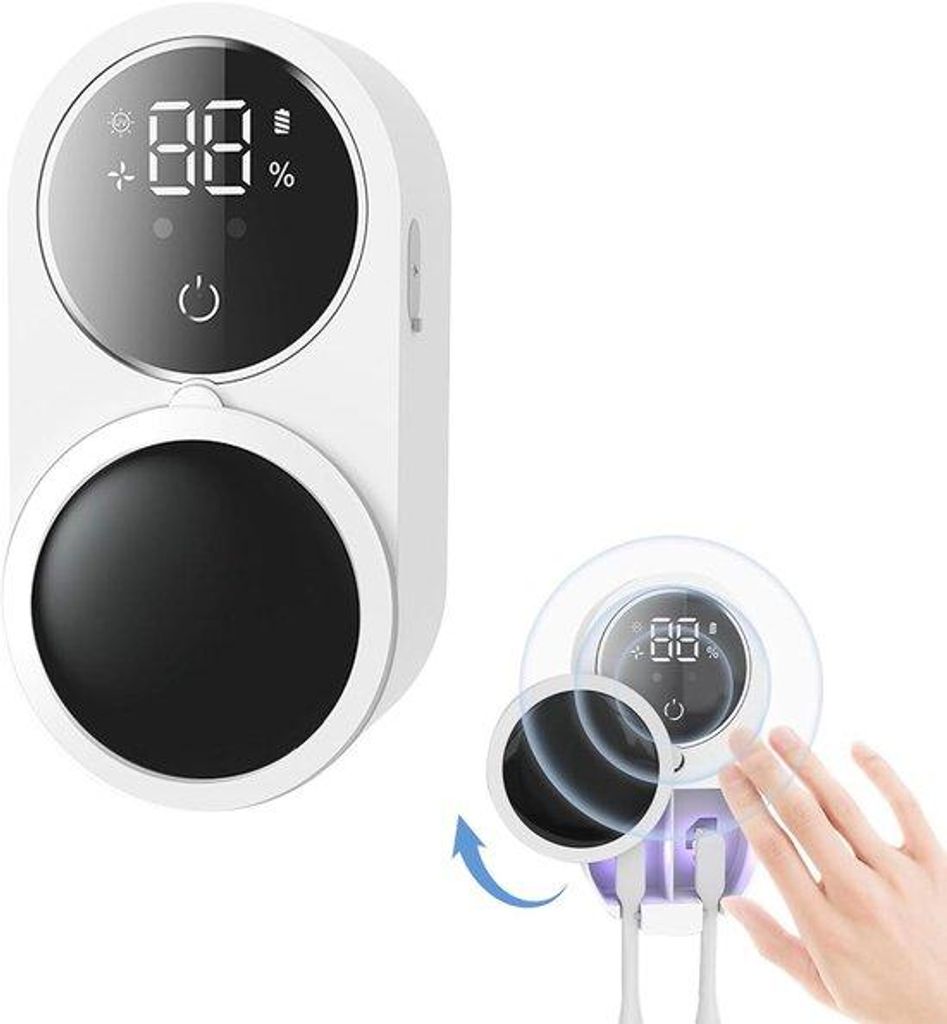 Elektrische Tandbürstenhalter mit UV-Desinfektionsfunktion, automatischer Sensor und Trocknung