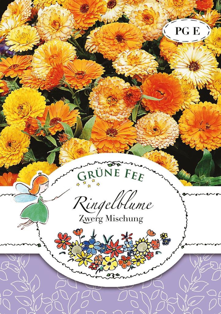Artikelbild 1 von 'Ringelblume Zwerg Mischung' aus der Kategorie Ringelblumensamen