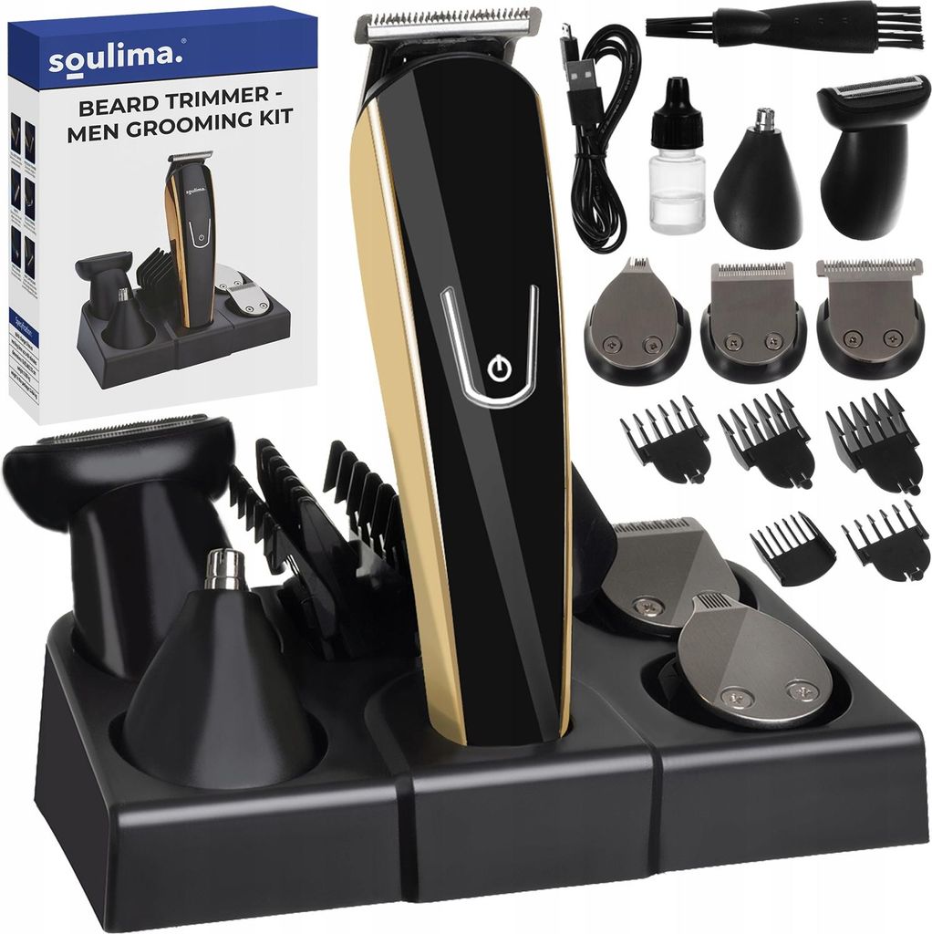 Soulima Multifunktionstrimmer Bart Haare Nase Ohren 60 Min Stand