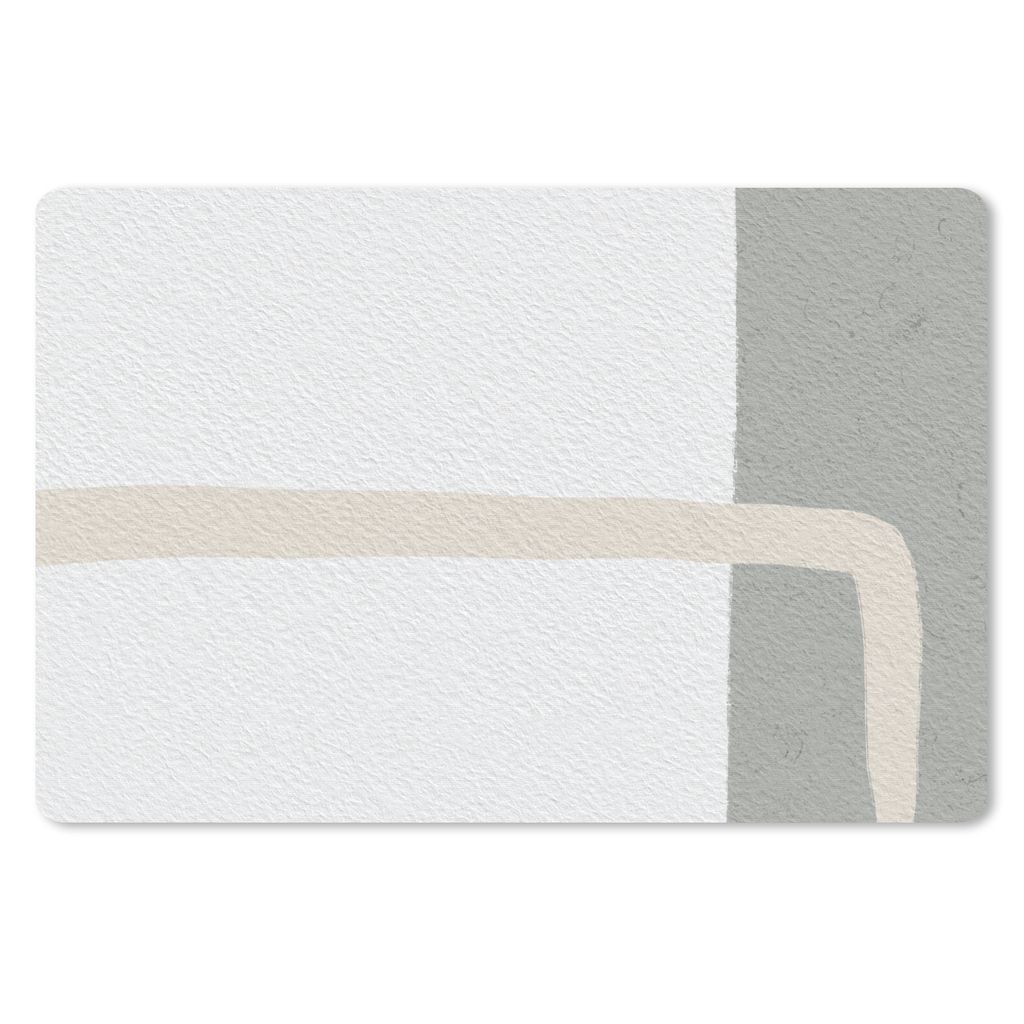 MuchoWow Schreibtischunterlage Abstrakt - Minimalismus - Design 60x40 cm - XXL Mauspad - Großes Mauspad