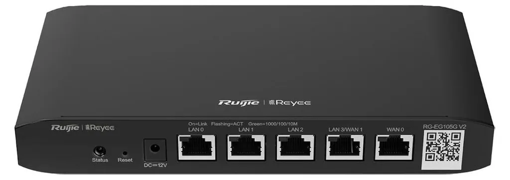 Routeur Cloud Managed Reyee RG-EG105G V2 avec 5 ports 10/100/1000Mbps - 2