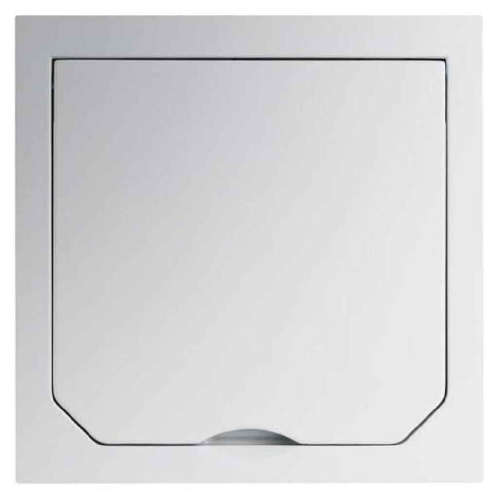 ABL Inbouwstopcontact Schuko, 1-voudig, 1471460, aluminium Productafbeelding 