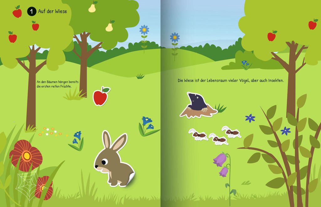 Meine große bunte Stickerwelt - Tiere Image du produit 