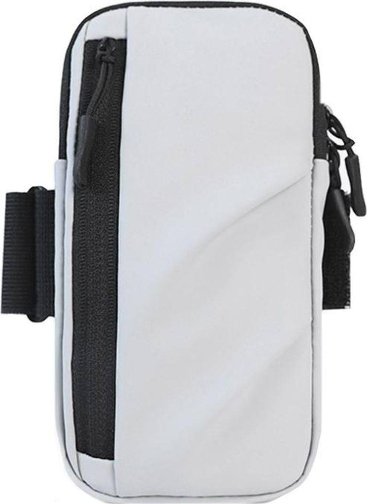 INF Wasserdichte Laufarmtasche - Sport Handyhalter mit Großem Fassungsvermögen Grau