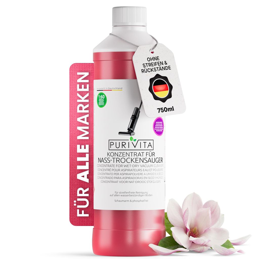 PURIVITA® Konzentrat für Nass-Trockensauger und Produktbild 