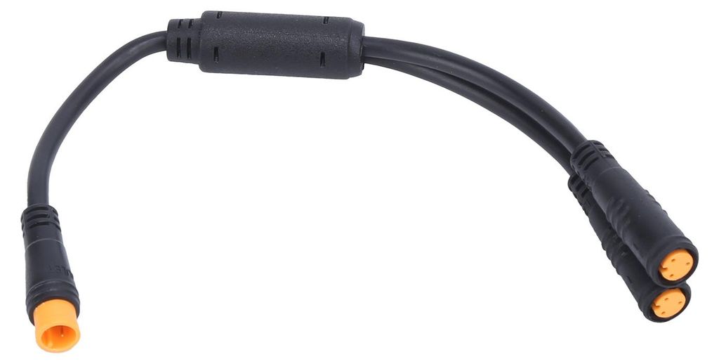 Wasserdichtes Y-Splitter 1T2-Kabel mit 3-poligem Stecker für BAFANG BBS01/BBS02/BBSHD Schaltsensorbremse