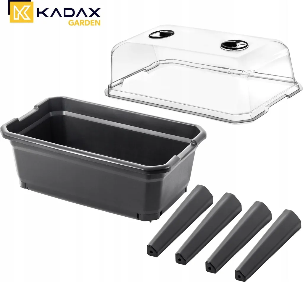 Mini-serre 30L à grande capacité 60 cm - Bac à semis robuste pour maison - 4